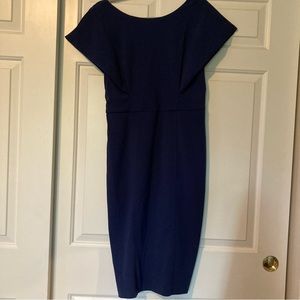 Navy Blue Express Midi Dress
